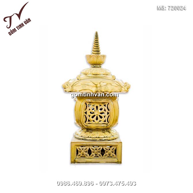 Đèn tám cánh gốm sứ Bát Tràng - 720024