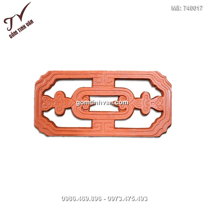 Gạch chữ nhật gốm Bát Tràng - 740017