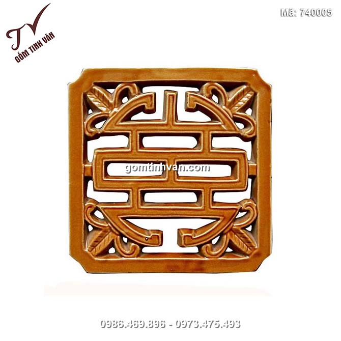 Gạch thông gió chữ thọ - 740005