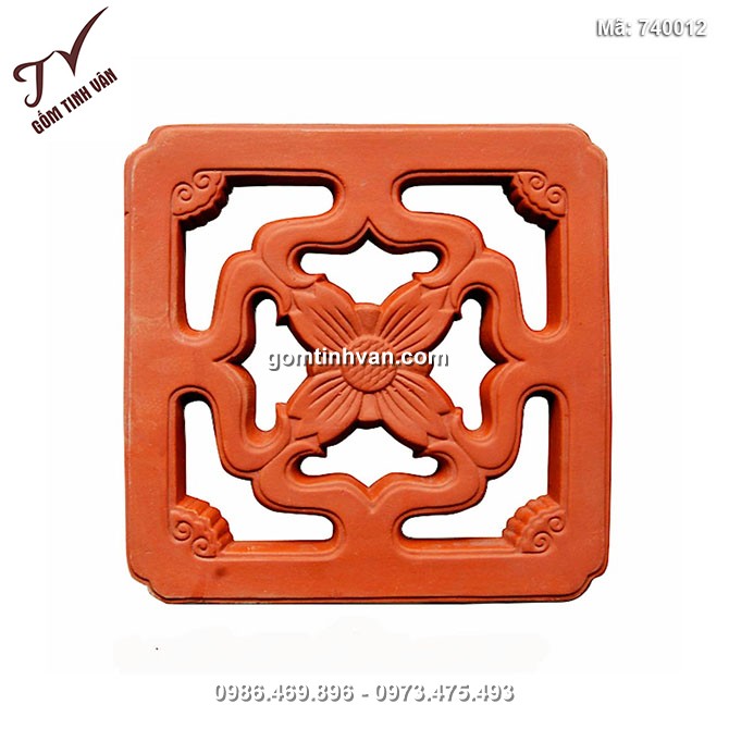 Gạch hoa roi gốm Bát Tràng - 740012