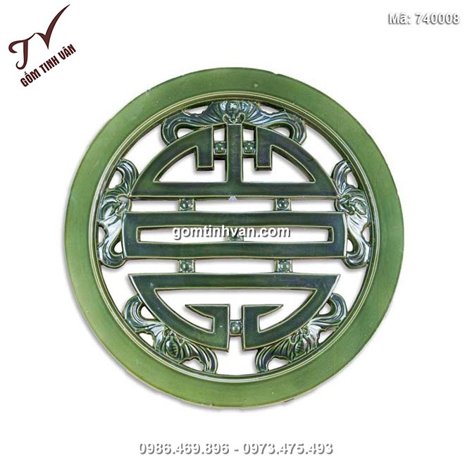 Gạch tròn chữ thọ - 740008