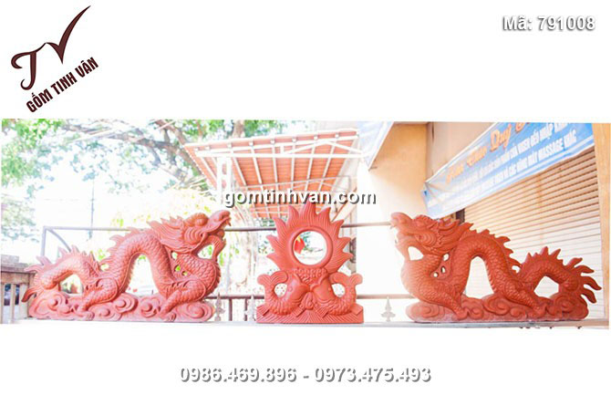 Rồng chầu nguyệt gốm - 791008