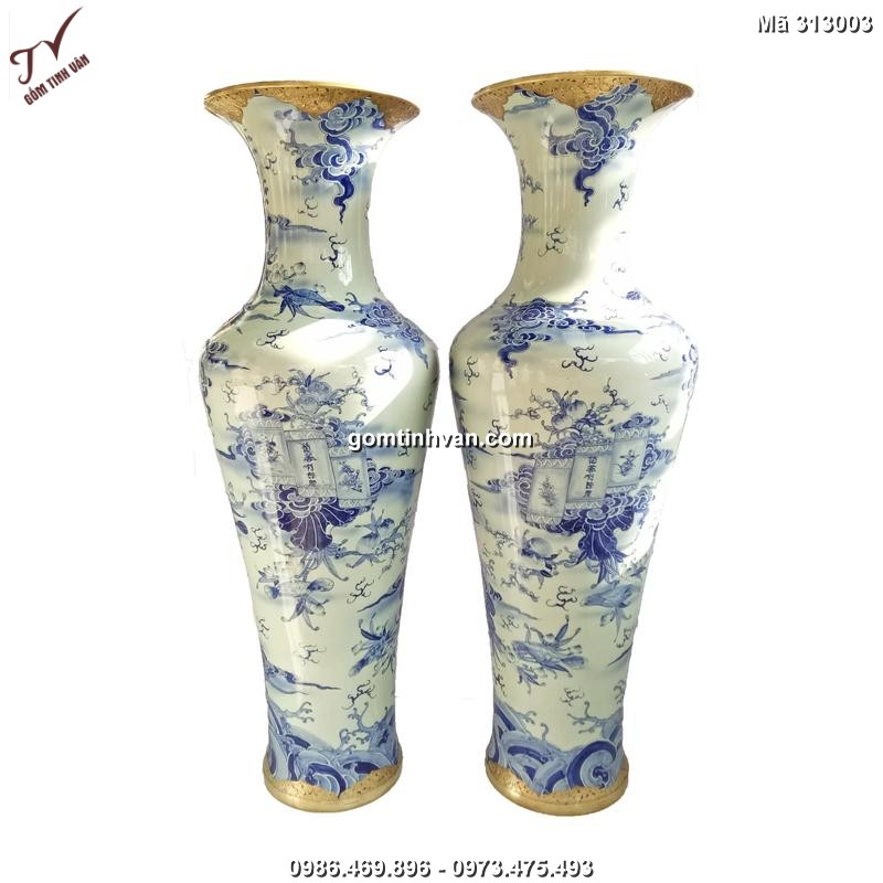 Lọ lộc bình bộc đồng cao cấp - cao 1m35 - 313003