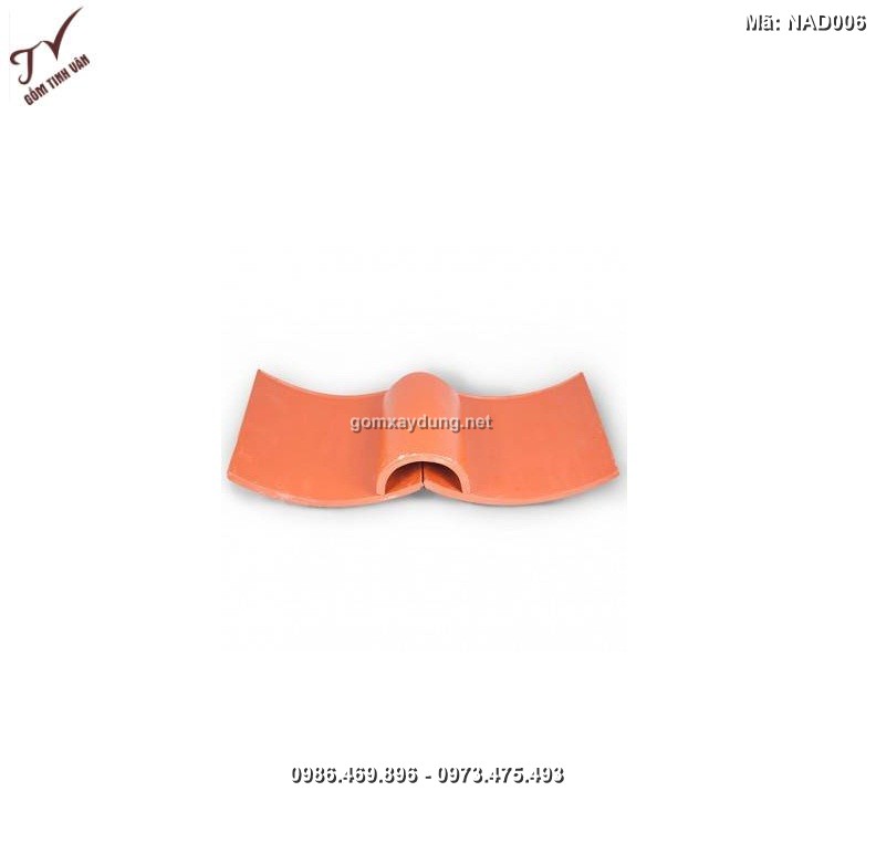 Ngói âm dương đại (đỏ gốm)- NAD006