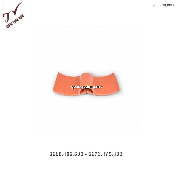 Ngói âm dương nhỏ (đỏ gốm)- NAD008