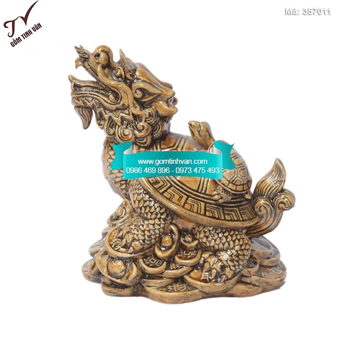 Tượng long quy trấn trạch gia hưng - 357011