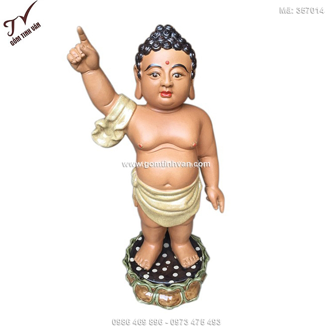 Tượng phật đản sinh cao 50cm - 357014