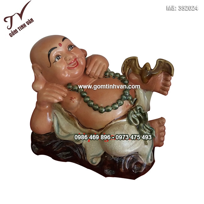 Tượng Di Lặc no đủ cao 28cm - 352024