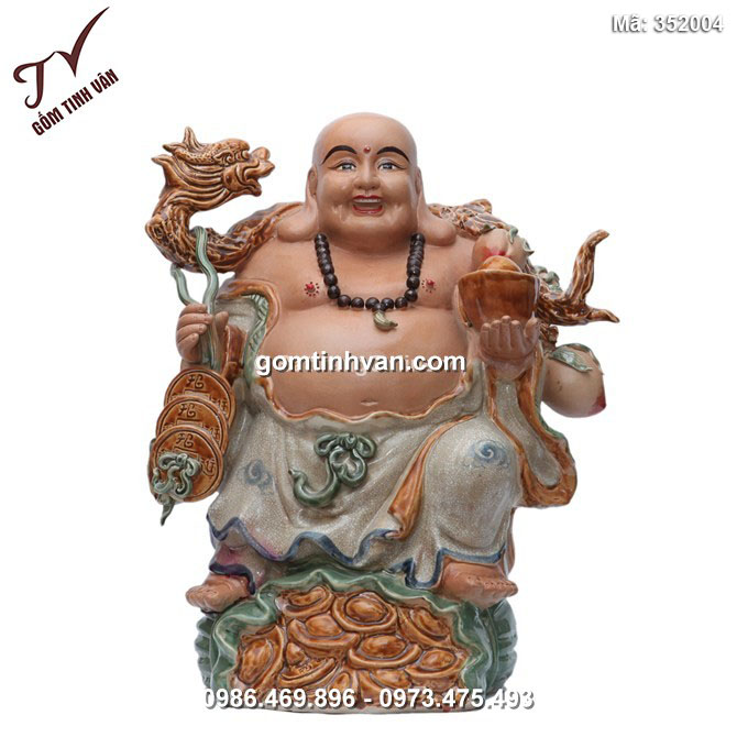 Tượng Di Lặc Gánh Tiền Đào - 352004