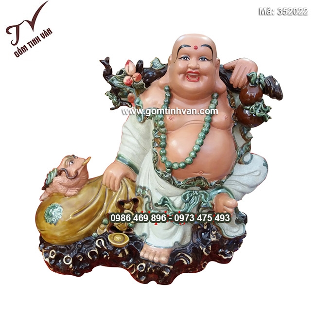 Tượng Di Lặc phát lộc cao 60cm - 352022