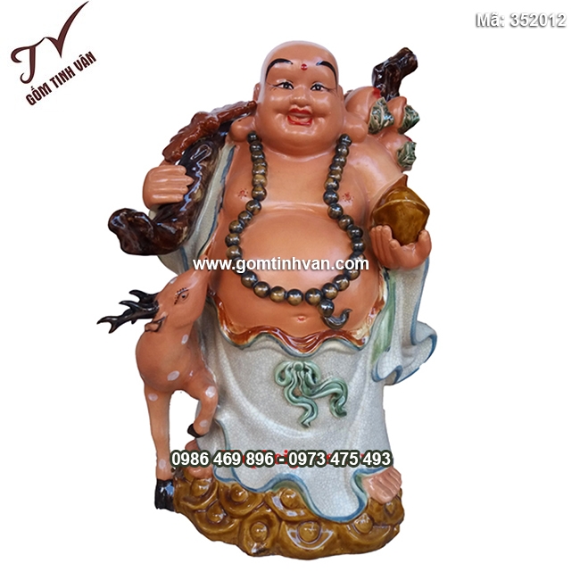 Tượng Di Lặc phúc lộc thọ cao 60cm - 352012