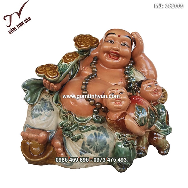 Tượng Di Lặc trường thọ cao 40cm - 352009