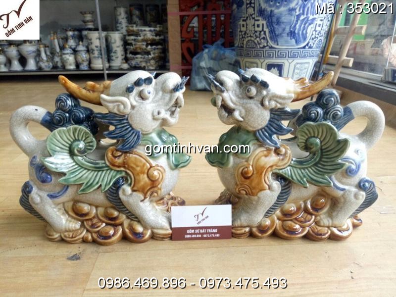 Tượng phong thủy gốm sứ bát tràng - 353021