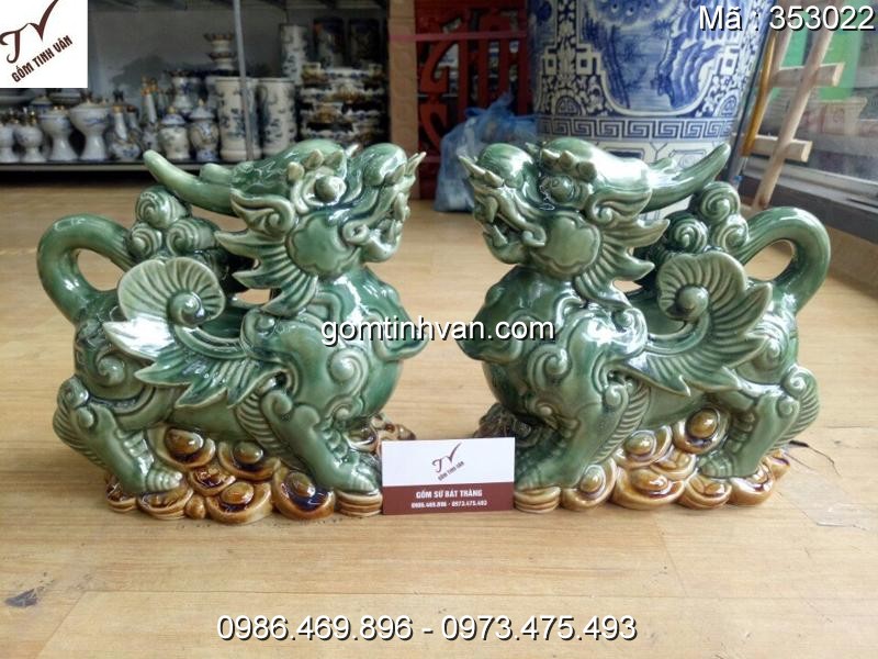 Tượng phong thủy gốm sứ bát tràng - 353022