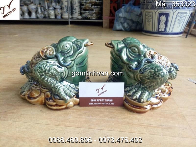 Tượng phong thủy gốm sứ bát tràng - 353023