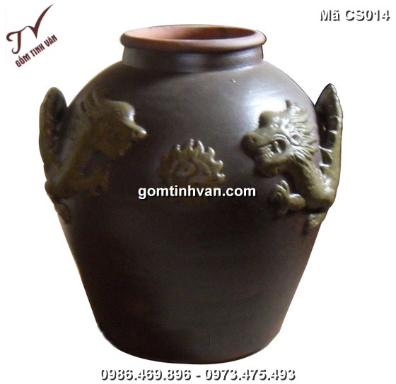 Chum ngâm rượu gốm sứ bát tràng-CS014