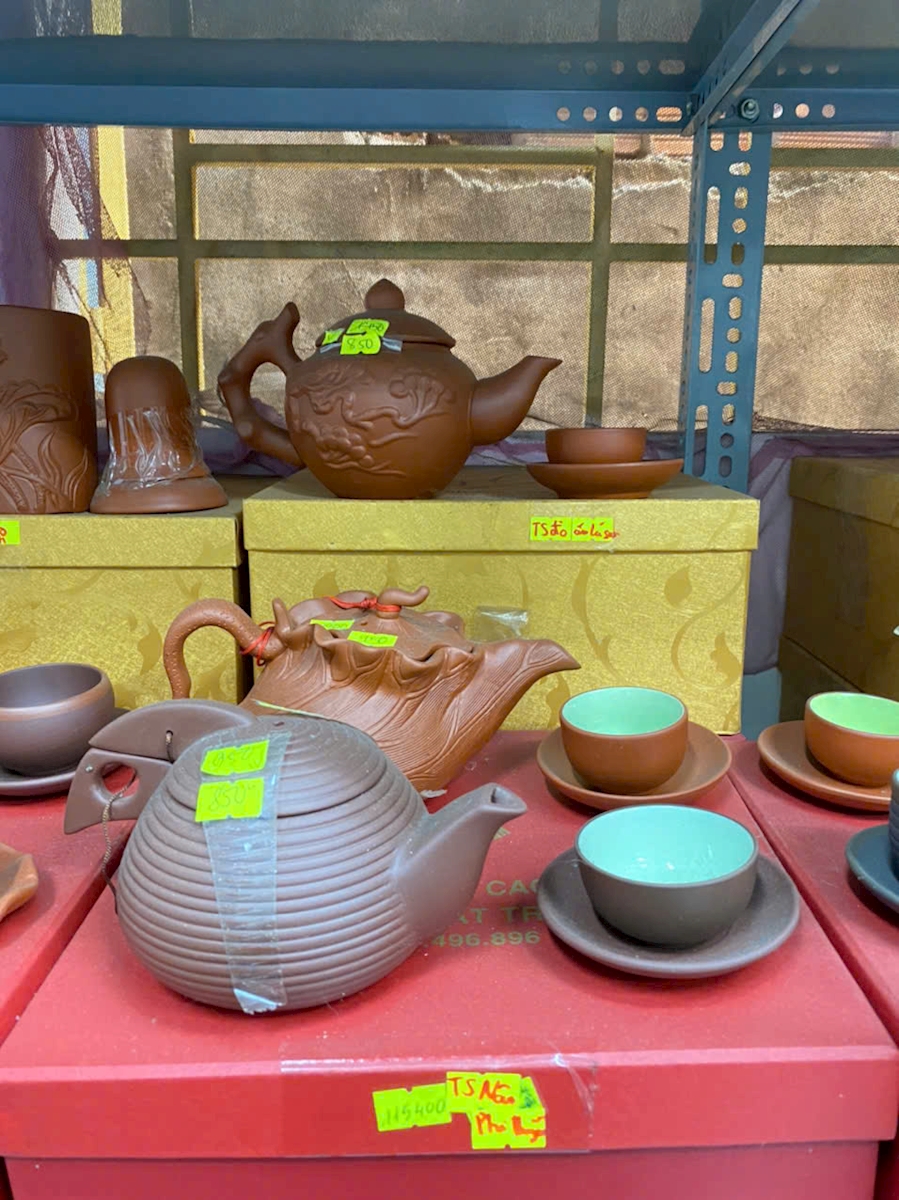 Giảm sốc 50+ mẫu bình trà ấm chén đẹp mã 111214 gốm sứ Bát Tràng Tinh Vân