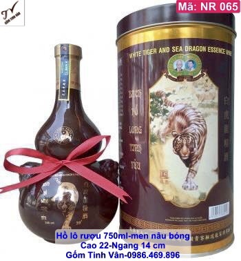 Hồ lô rượu 2 bầu, men nâu bóng, dung tích 750ml, 0.75 lit, mã NR065, nậm rượu, chai rượu nhỏ, in logo vàng kim, quà tặng, quà biếu, bình đựng rượu đẹp, sang trọng, gốm sứ bát tràng tinh vân