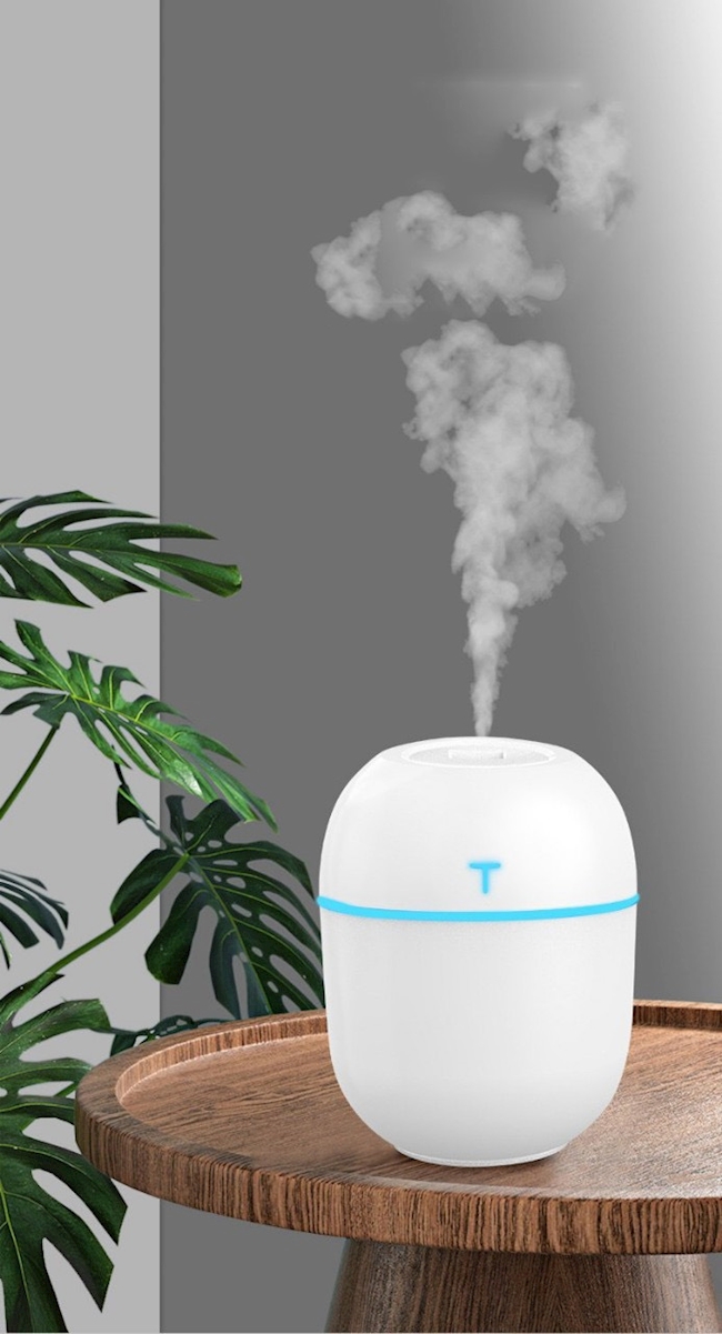 Đèn xông tinh dầu, phun sương, mã 511131, máy khuyếch tán tinh dầu, 150ml, nhựa xanh, trắng, hồng, gốm tinh vân