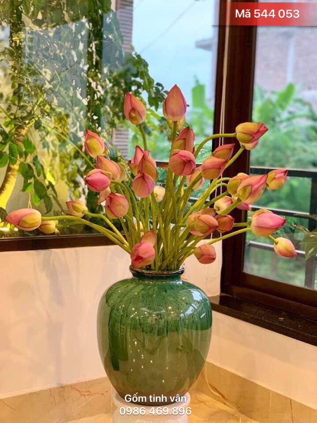 Bình gốm men hoả biến, cắm hoa nghệ thuật, mã 544053, đẹp nhất,gốm sứ bát tràng, tinh vân