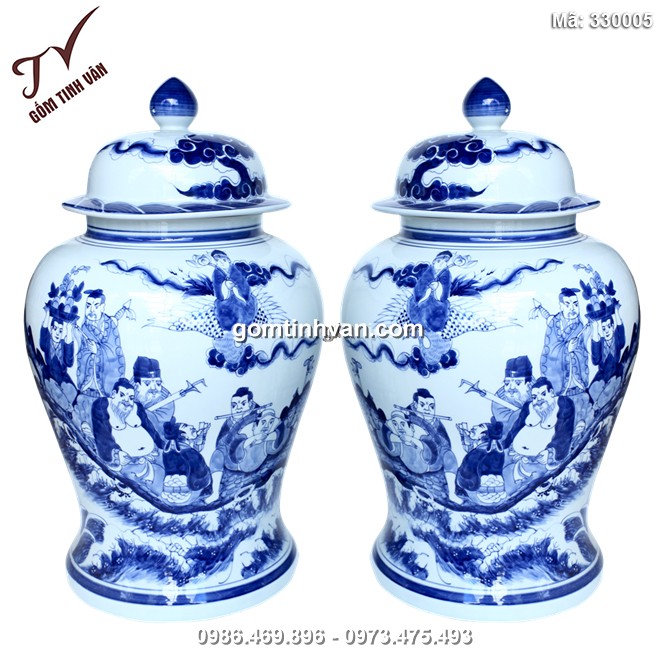 Chóe tài lộc vẽ bát tiên quá hải 12 lít - 330005
