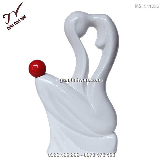 Lọ hoa trang trí cô gái gối đầu - 541036
