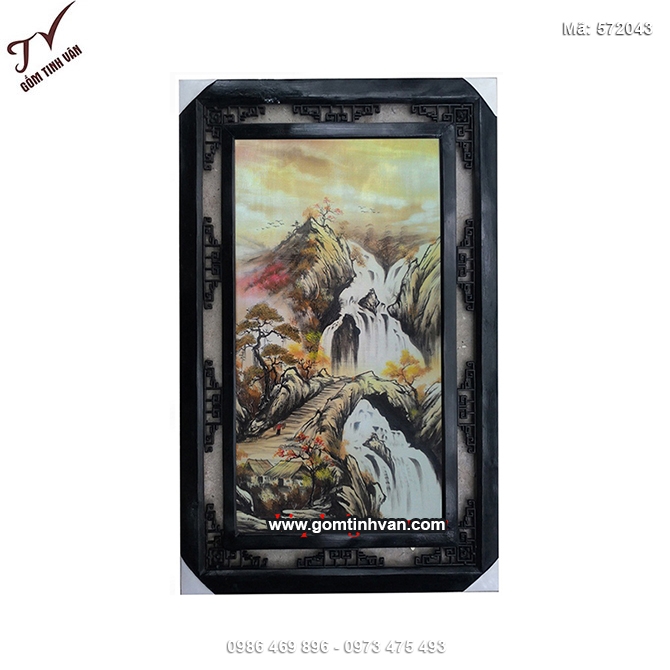 Tranh sơn thủy 64cmx96cm - 572043