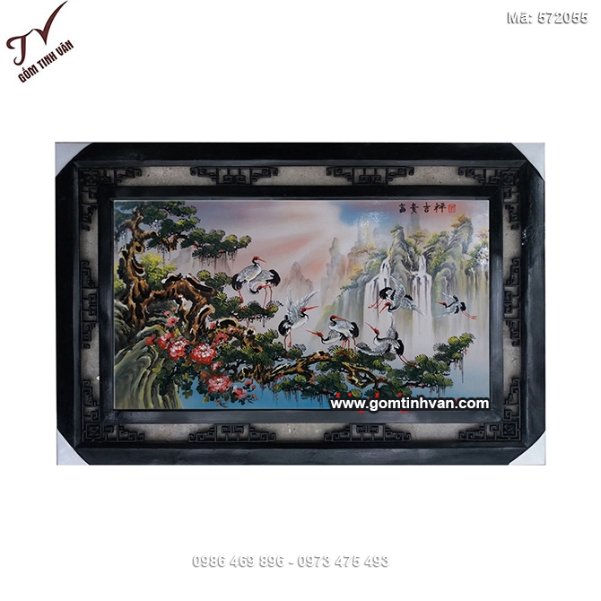 Tranh sơn thủy tùng hạc - 572055
