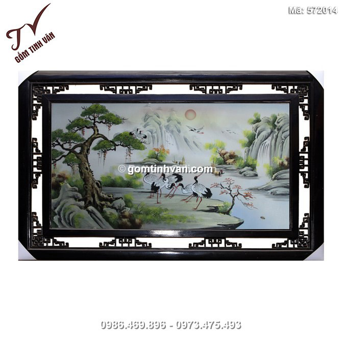 Tranh vẽ cảnh đồng quê Việt Nam - 572014